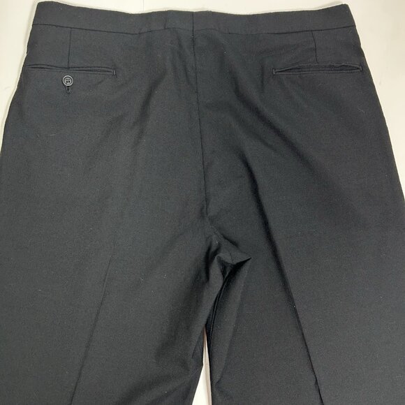 Stafford Mens Tuxedo Dress Pants Tag 38x32 100% New Wool Classic Pleated Front - Picture 8 of 9